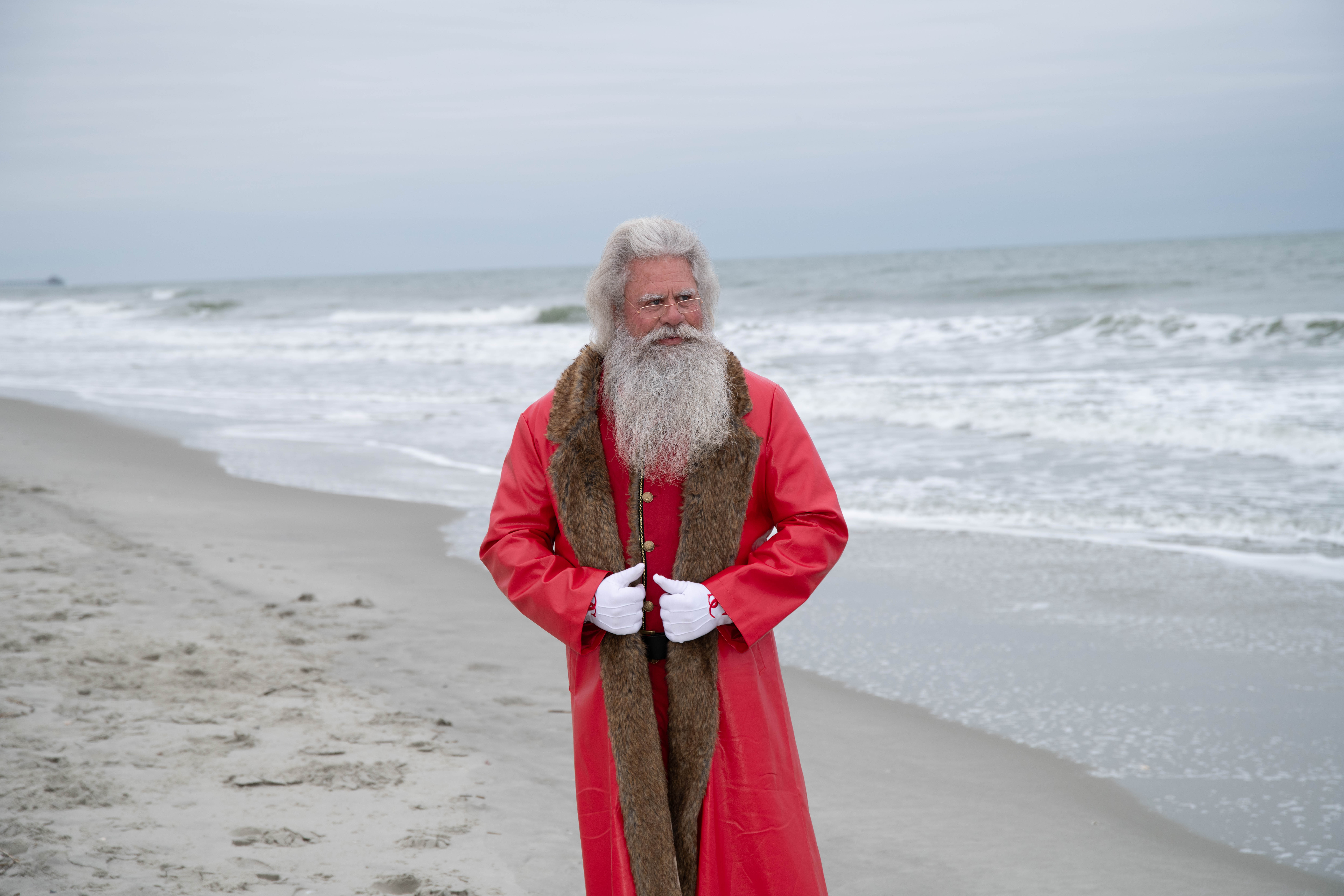 Santa Steve sharing a moment with a child