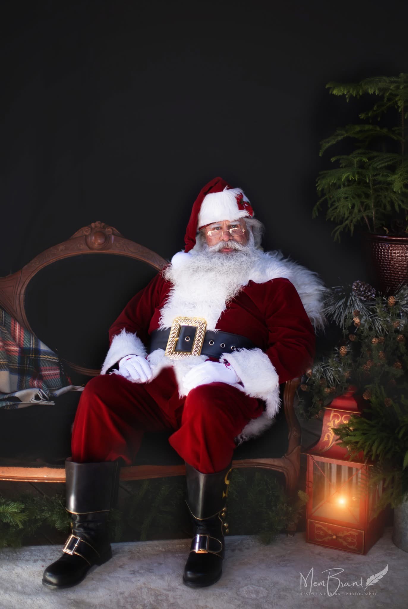 Santa Steve at a coastal holiday event