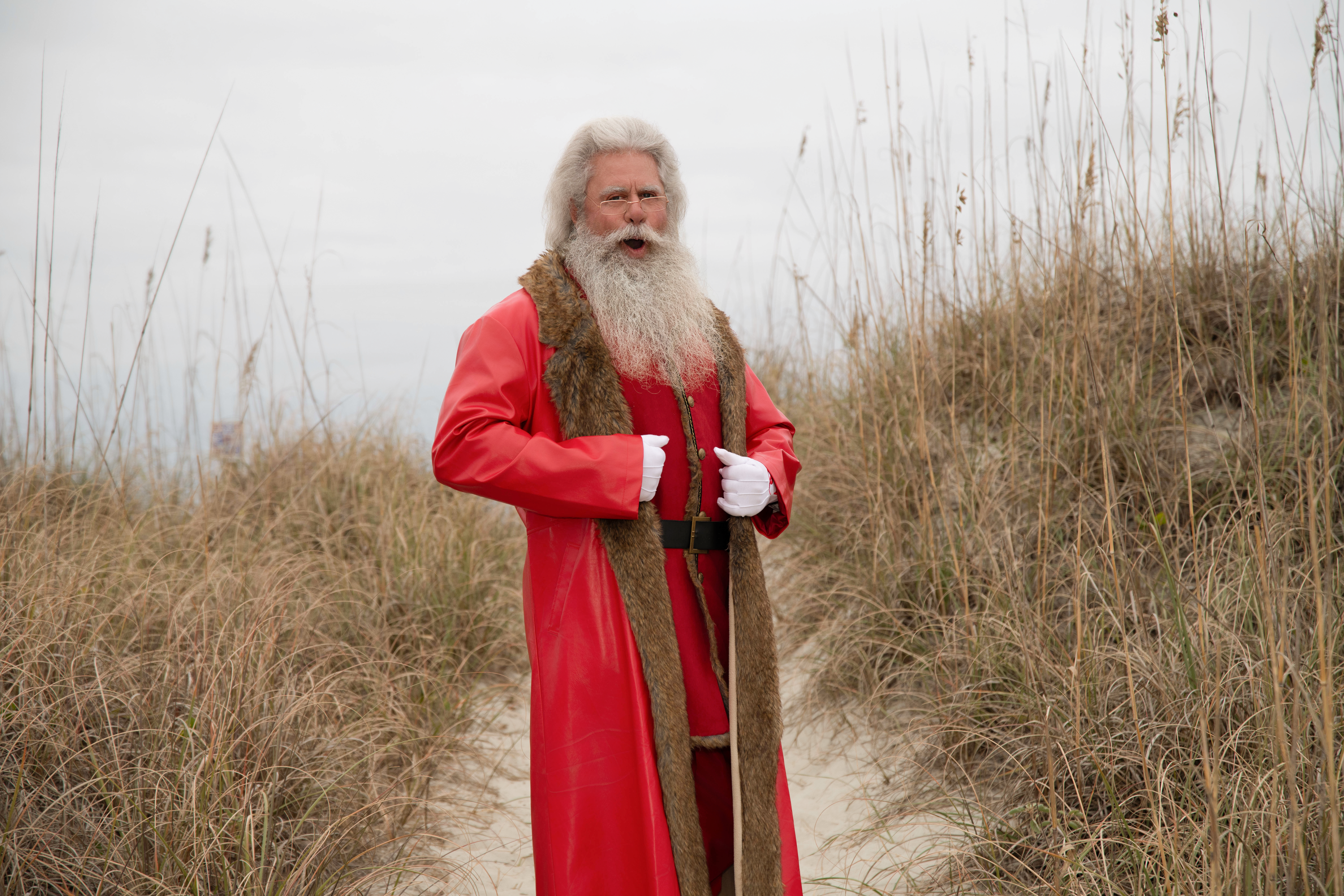 Santa Steve on the dunes