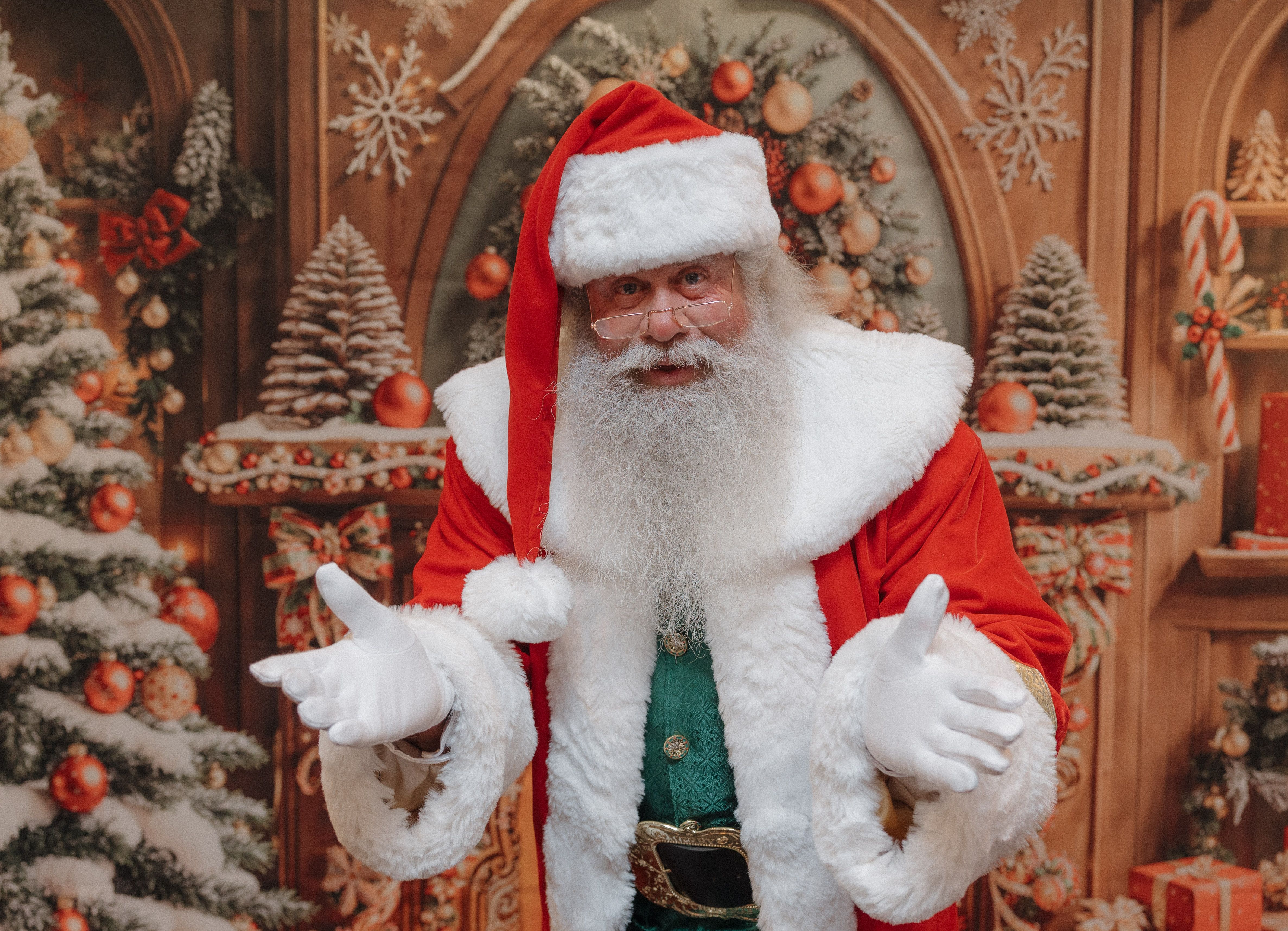 Santa Steve at a coastal Christmas party